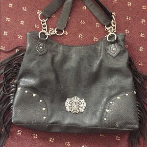 Kathy Ireland black purse